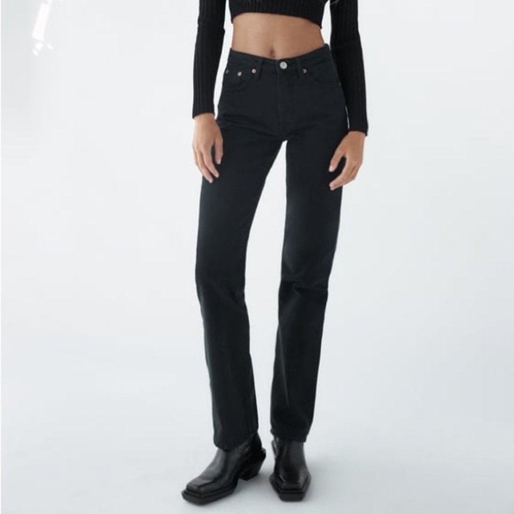 Zara straight jeans